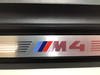 2015-2020 F83 BMW M4 Convertible OEM Interior Door Sill Trims / Pair /   F8M02