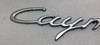 2006-2012 Porsche 987 Cayman S Trunk Badge Lettering / OEM /   BC022