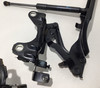 2015-2020 Porsche Macan Hood Hinges w/ Struts / Pair / Jet Black Metallic  PM003