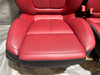 2015-2018 Porsche Macan Garnet Red Leather Front 14-Way Comfort Seats / Pair / PM003