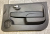 2012-2016 Fiat 500 Abarth Interior Door Panels w/ Black Leatherette / Pair /   F5017