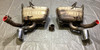 1999-2001 Porsche 996 911 3.4l OEM Exhaust Mufflers w/ Stainless Tips / Manual / 63K P6015