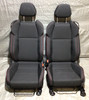 2022-2023 Subaru BRZ Premium Black Cloth Seats w/ Red Stitching / Pair /   FB202