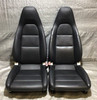 2013-2016 Porsche 981 Boxster 14-Way Power Seats w/ Ventilation / Black Leather / Pair /   BC202