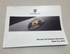 2015 Porsche 981 Boxster Owner's Manual Booklets /   BC202