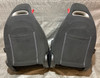 2014-2019 Fiat 500 Abarth Black Cloth Sports Bucket Front Seats / Pair /   F5018