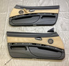 2008-2013 E93 BMW M3 Convertible Interior Door Panels / Pair / Bamboo Beige Novillo Leather /   E9M04