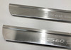 2008 Porsche 987 Boxster RS60 Spyder Aluminum Door Sill Trim Panels / Pair / OEM /   BC021