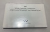2018 Infiniti Q60 Factory Owner's Manual w/ Case / OEM /   IQ604