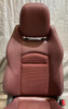 2010-2016 Nissan 370Z Convertible Wine Leather Seats / Pair /   7Z018