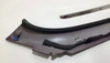 2010-2020 Nissan 370Z Convertible Passenger Side A Pillar Trim Panel  / Black Cherry Metallic   7Z016