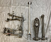 2009-2012 Porsche 987 Boxster Cayman Passenger Rear Hub w/ Control Arms / Subframe Bracket / 53K BC024