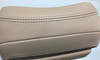 2015-2018 Porsche Macan Front Seat Headrests / Pair / Luxor Beige Leather w/ Crest /   PM004