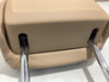 2015-2018 Porsche Macan Front Seat Headrests / Pair / Luxor Beige Leather w/ Crest /   PM004