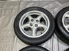 1999-2002 Mazda Miata 15x6" Enkei 5 Spoke Wheels Rims w/ Tires / Set of 4 / NB203 