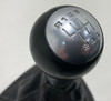 2005-2012 Porsche 997 911 / Boxster / Cayman Black Leather 6 Speed Manual Shift Knob w/ Boot /   P7003