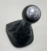 2005-2012 Porsche 997 911 / Boxster / Cayman Black Leather 6 Speed Manual Shift Knob w/ Boot /   P7003