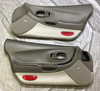 2003-2004 Chevrolet Corvette C5 Interior Door Panels / Pair / Shale Leather /   C5026