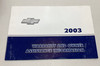 2003 Chevrolet C5 Corvette 50th Anniversary Edition Factory Owner's Manual w/ Case /   C5026