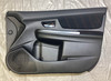 2015-2020 Subaru WRX STI Passenger Front Interior Door Panel / Black Suede / Red Stitching /   SS013