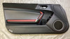 2020 Subaru BRZ tS Interior Door Panels / Pair / Black Alcantara w/ Red Trim / Fits 2013-2020 /   FB039