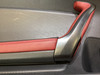2020 Subaru BRZ tS Interior Door Panels / Pair / Black Alcantara w/ Red Trim / Fits 2013-2020 /   FB039