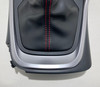 2022-2023 Subaru BRZ OEM Manual Shifter Boot / Shifter Surround Trim Panel / Red Stitch /   FB204