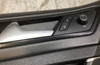 2015-2016 Volkswagen MK7 Golf R Black Leatherette Front Door Panels / Pair  /   M7R08