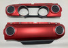 2018-2023 Jeep Wrangler JL Rubicon Cluster Surround / Passenger Dashboard Trim Panels / Red /   JL008