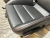 2013-2016 Porsche 981 Boxster Sport Seats Plus / Black Leather w/ Deviated Red Stitching / BC204