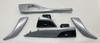 2014-2017 BMW F22 2 Series Interior Trim Panel Set / Aluminum Hexagon Accent /   B2006