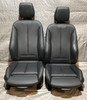 2014-2020 BMW 2 Series Coupe Front Sports Seats / Dakota Black Leather / Pair /   B2006