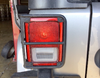 2007-2018 Jeep Wrangler JK OEM Tail Lights w/ Brush Guards / Pair /   JK013