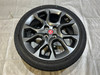2017-2019 Fiat 124 Spider Abarth 17x7" OEM Wheel Rim w/ Bridgestone Tire *DAMAGE* FD025