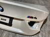 2015-2020 F82 BMW M4 Coupe OEM Trunk Lid Panel / Mineral White Metallic  F8M05