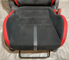 2024 Toyota GR86 Trueno Edition Black Ultrasuede Front Seats w/ Red Leather Trim / Pair /   FB207