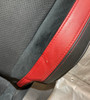 2024 Toyota GR86 Trueno Edition Black Ultrasuede Front Seats w/ Red Leather Trim / Pair /   FB207