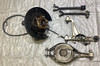 2003-2008 Nissan 350Z Passenger Rear Knee / Spindle / Control Arm Set / 105K 5Z026