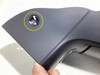 2003-2008 E85 BMW Z4 Convertible Rear Console Storage Assembly w/ Lid / Black *Minor Cracks* /   Z4057