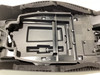 2003-2008 E85 BMW Z4 Convertible Rear Console Storage Assembly w/ Lid / Black *Minor Cracks* /   Z4057