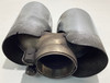 2012-2016 Porsche 991 911 Carrera Dual Sport Exhaust Muffler Tips / OEM / 40K P9101
