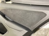 2022-2024 Volkswagen MK8 GTI Passenger Rear Interior Door Panel Trim / Black Suede /   M8001