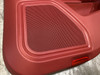 2015-2018 Porsche Macan Garnet Red Leather Interior Door Panels w/ Carbon Fiber Trim / Set of 4 /   PM005