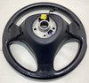 2004-2006 Audi TT 3.2 Black Leather Steering Wheel w/ Airbag / DSG /   T1032