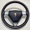 2005-2008 Porsche 987 Boxster 987 Cayman 997 911 Black Leather Steering Wheel & Airbag / Manual /   P7007