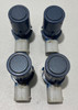 2004-2008 Mini Cooper R50 R53 R52 Rear Parking Distance PDC Sensors / Set of 4 / Cool Blue Metallic /   R1028