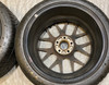 *DAMAGED* Set of 4 Sparco Pro Corsa Wheels Rims w/ Tires / 18x8" / 5x114.3 / HV010