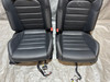 2015-2017 Volkswagen MK7 Golf R Black Leather Front Seats / Pair / M7R10