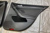 2017-2019 Volkswagen MK7 Golf R Black Leatherette Door Panels / Set of 4 /   M7R10