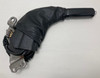 2004-2005 Mazdaspeed Miata OEM Parking Brake Handle / Black Leather w/ Red Stitching /   NB248